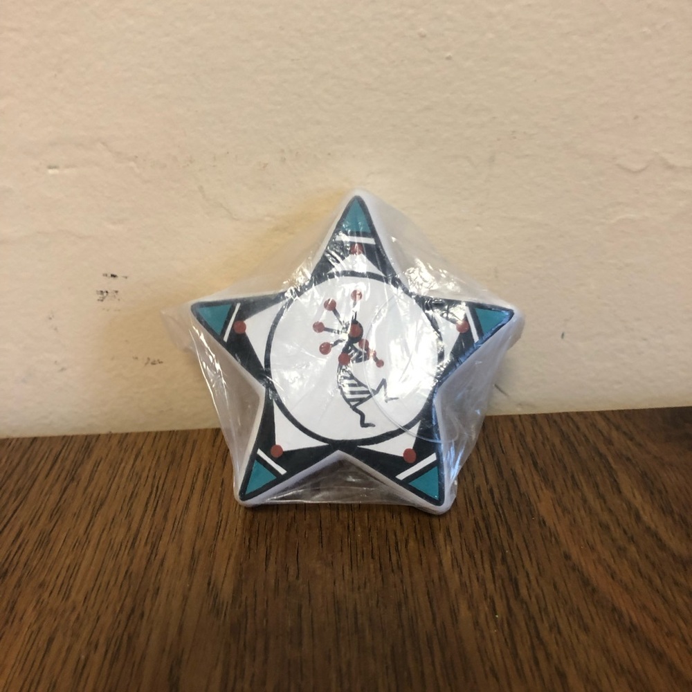 Kokopelli ceramic ornament
